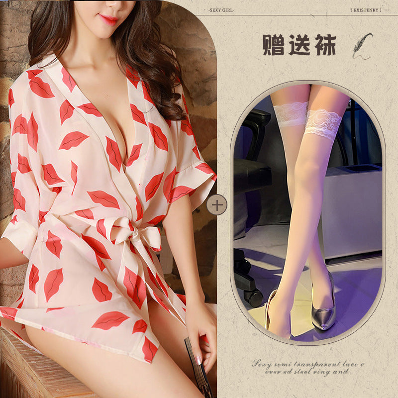 Chiffon Robe Set