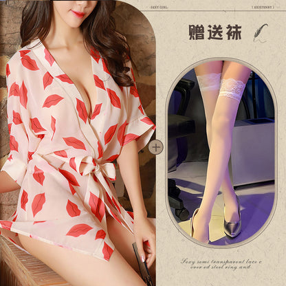 Chiffon Robe Set