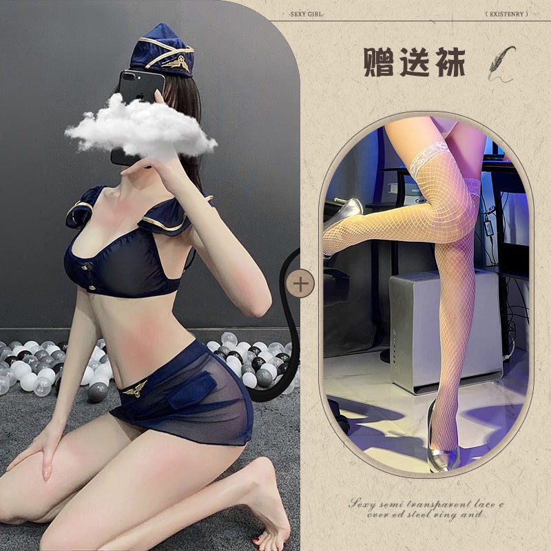 Sheer Stewardess Uniform
