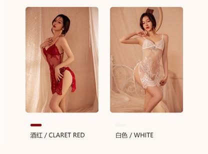 Lace Tie-front Chemise