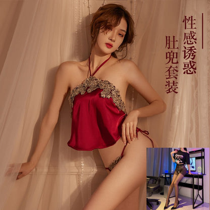 Satin Chinese Bustier