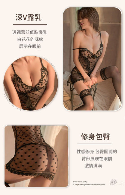 Sheer Lace Nightdress