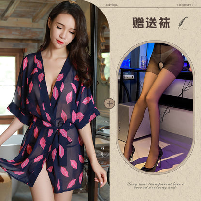 Chiffon Robe Set