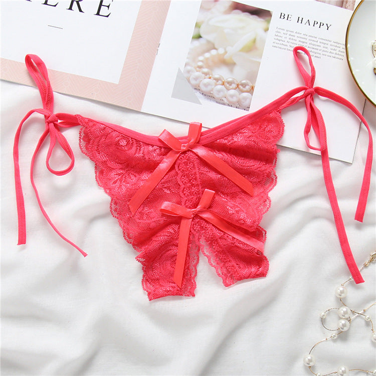Lace-up G-string