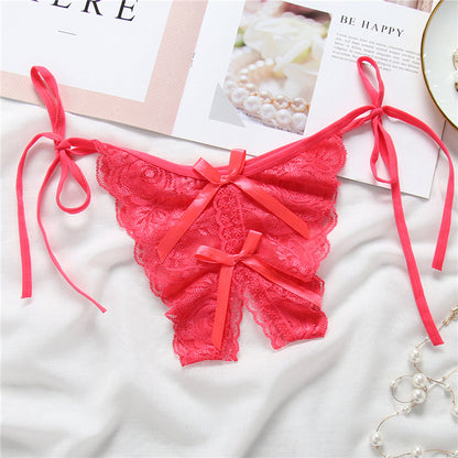 Lace-up G-string