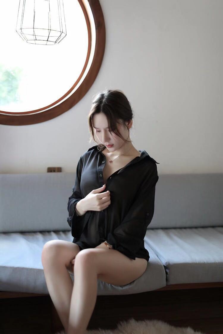 Sheer White Shirt Dress