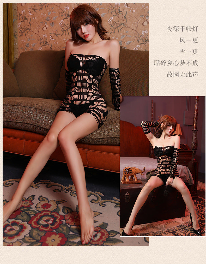 Floral Cut-out Teddy