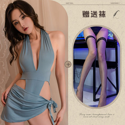 Open Crotch Swimsuit