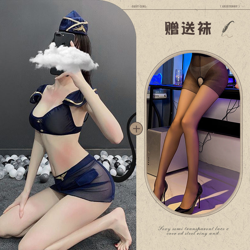 Sheer Stewardess Uniform