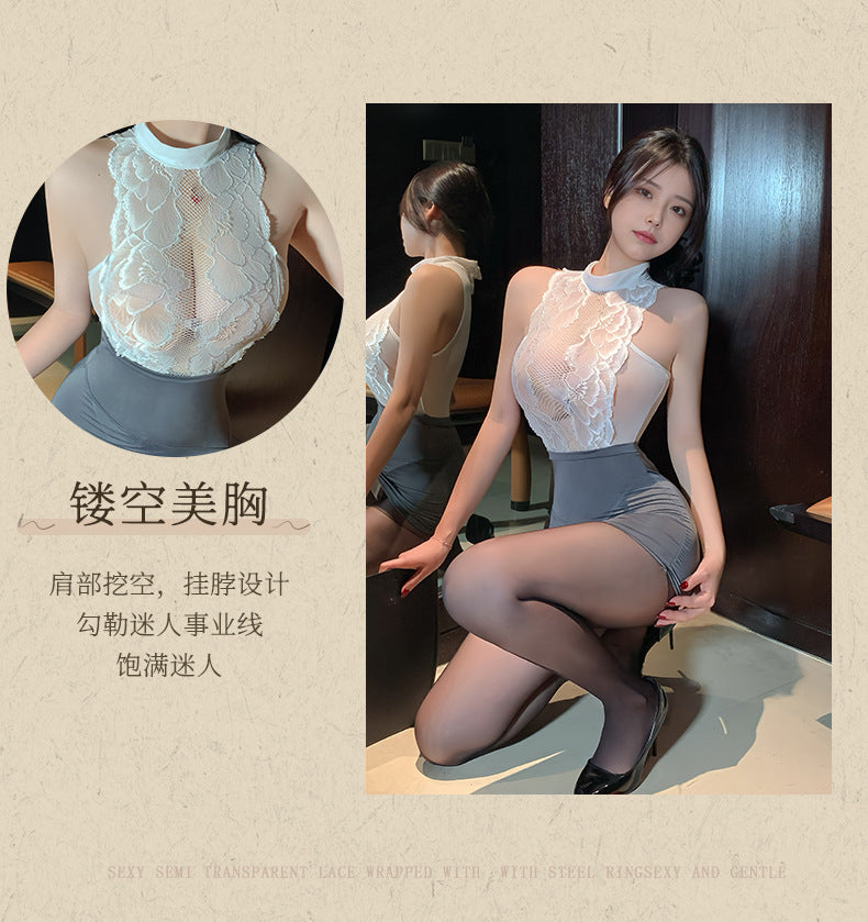 Secretary Lace Lingerie Set