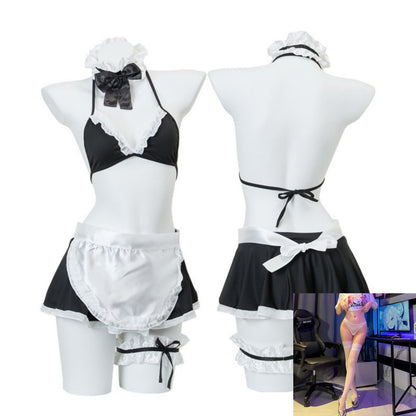 Maid Open Crotch Set