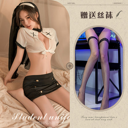 Halloween Nun Cosplay Costume