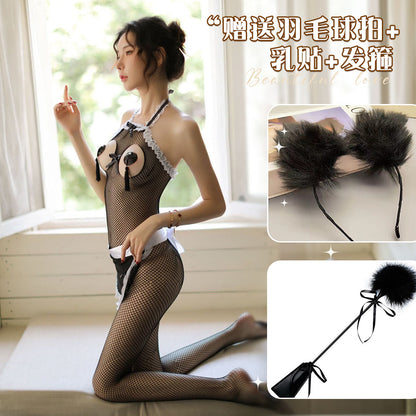 Sheer Halter Bodysuit