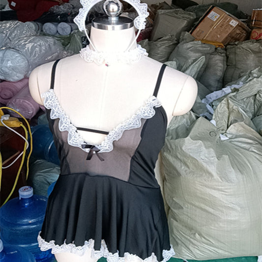 Sheer Maid Dress