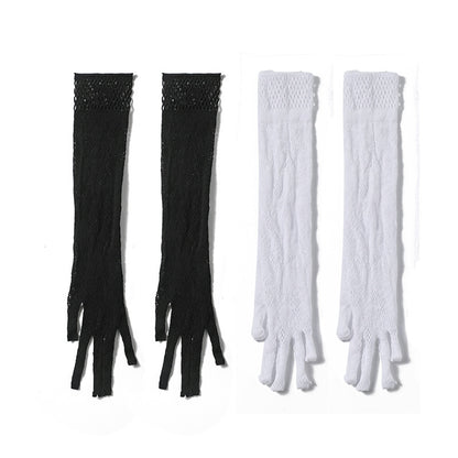 Lace Gloves & Stockings