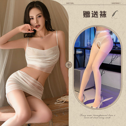 Sheer Secretary Dress