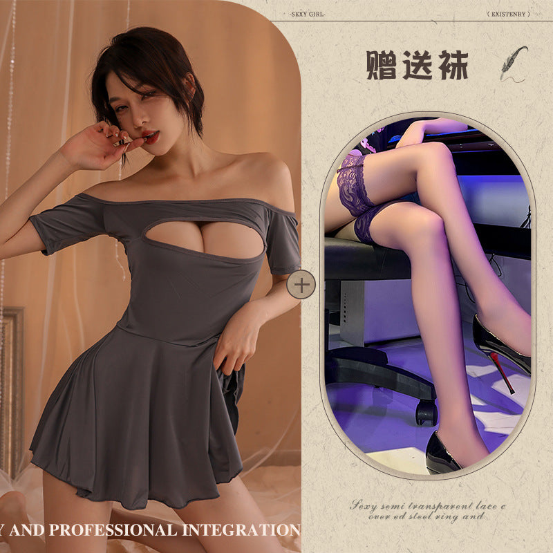 Sheer Cut-out Nightie