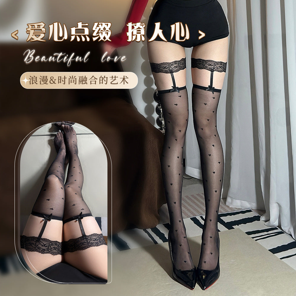 Heart Garter Stockings