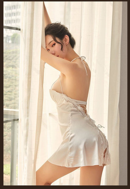 Backless Cut-Out Chemise