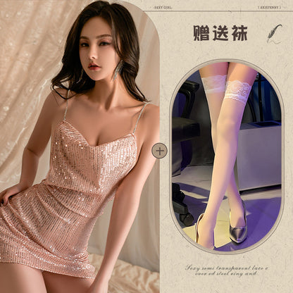 Club Sheer Dress Set 