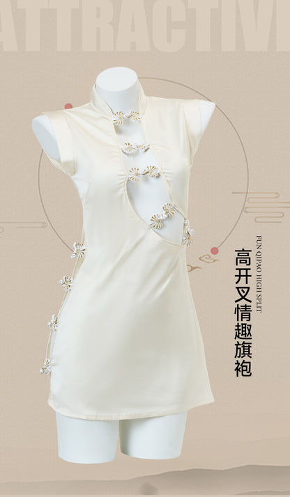 Cut-out Qipao Lingerie