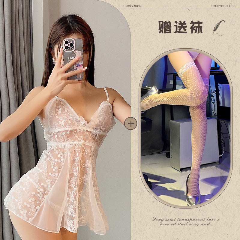 Sheer Slip Dress Set