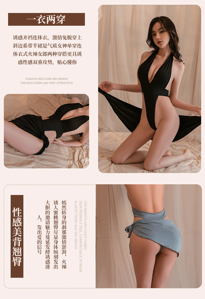 Open Crotch Swimsuit