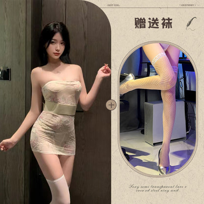 Embroidered Kimono Dress