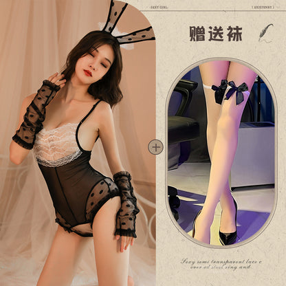 Bunny Open Crotch Set 