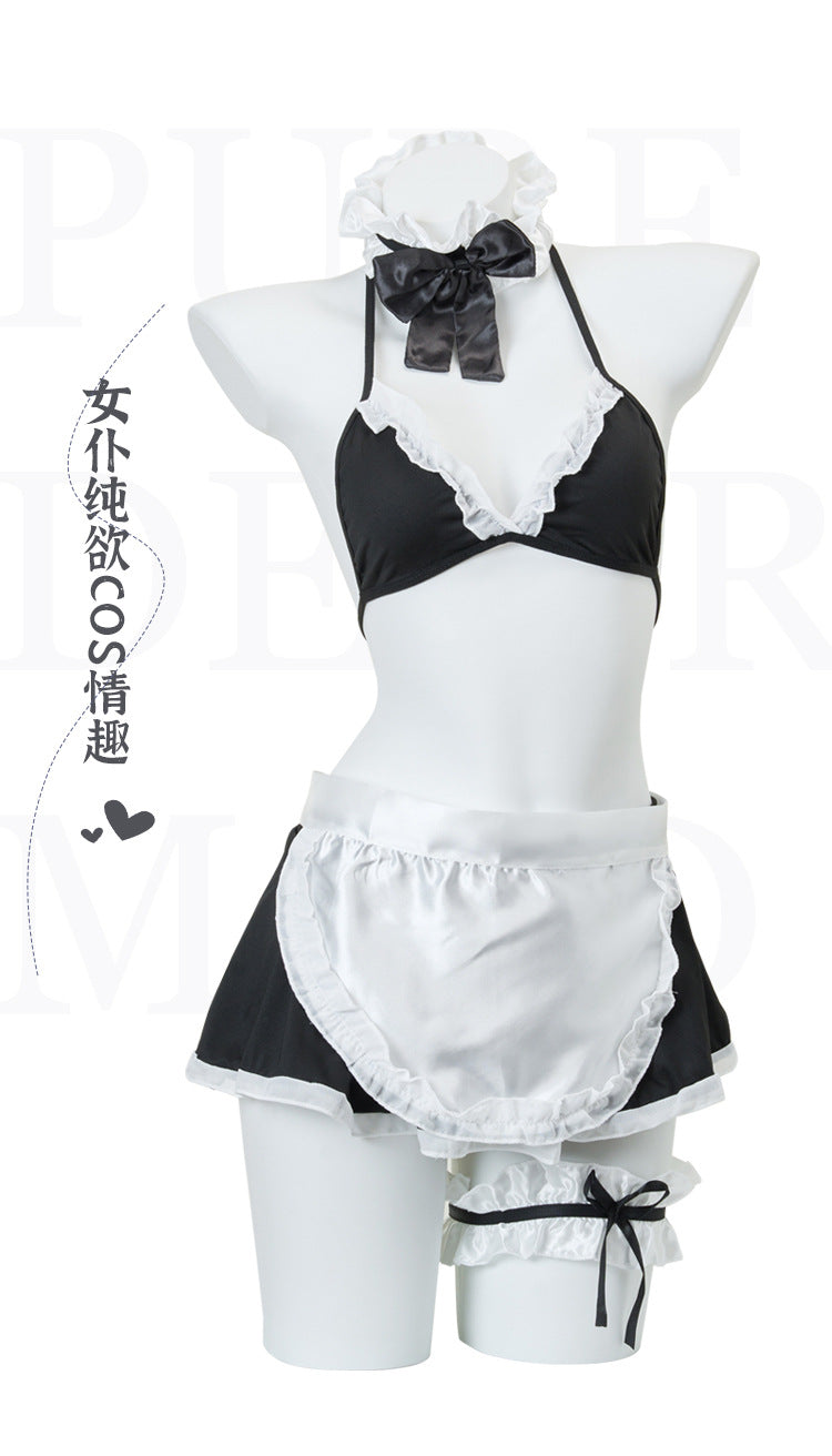 Maid Open Crotch Set