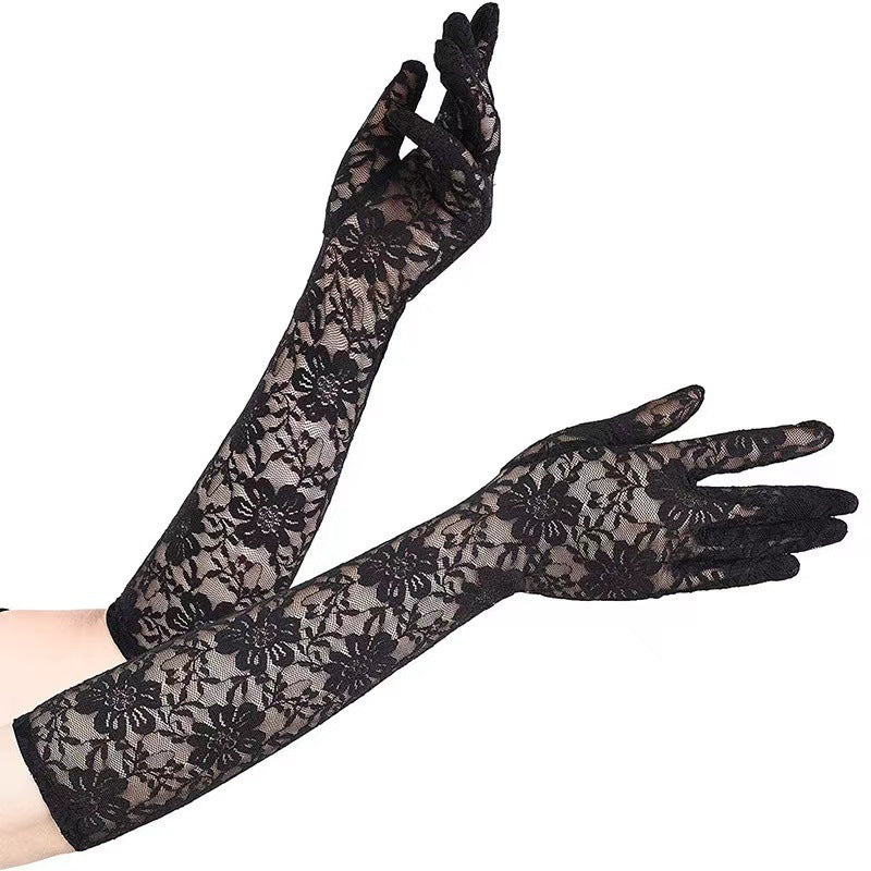 Lace Gloves & Stockings