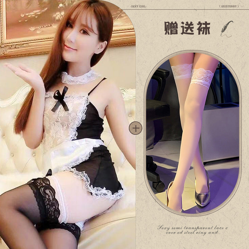 Maid Lace Apron Set