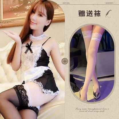Maid Lace Apron Set