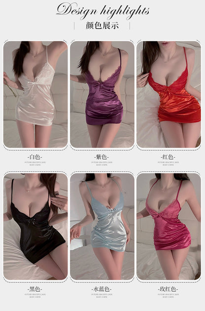 Sexy Underwear Slip Nightdress Lace Pajamas