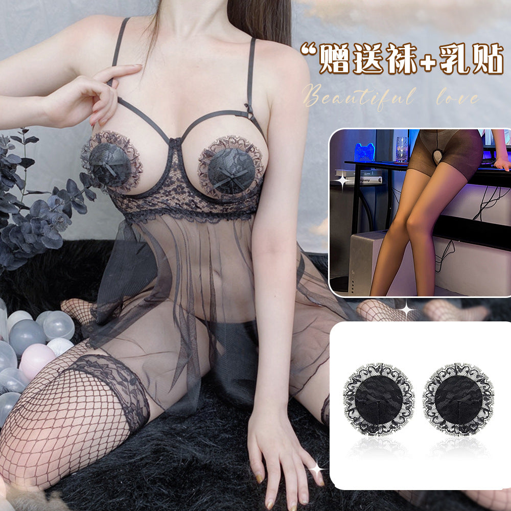 Sheer Push-up Chemise