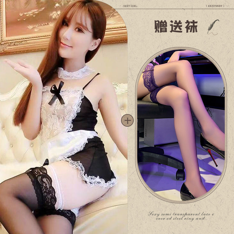 Maid Lace Apron Set