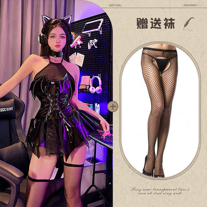 Latex Demon Costume