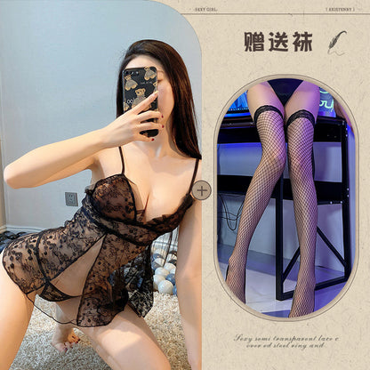 Sheer Slip Dress Set