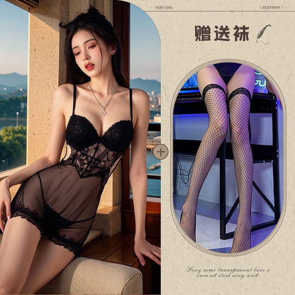 Push-up Lace Chemise