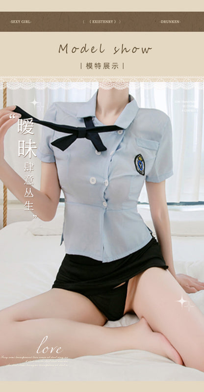 Cop Role Play Lingerie Set