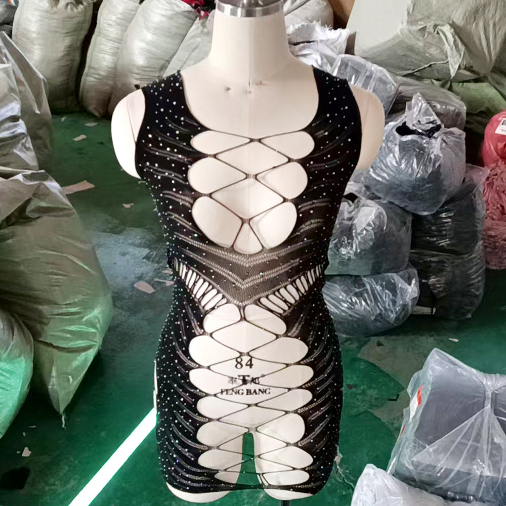 Diamond Mesh Teddy