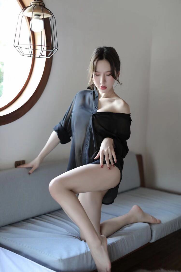 Sheer White Shirt Dress