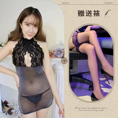 Sheer Qipao Bodysuit
