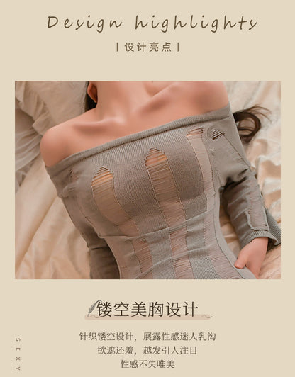 Nightclub Backless Mesh Dress