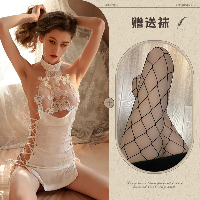 High-Slit Qipao Set