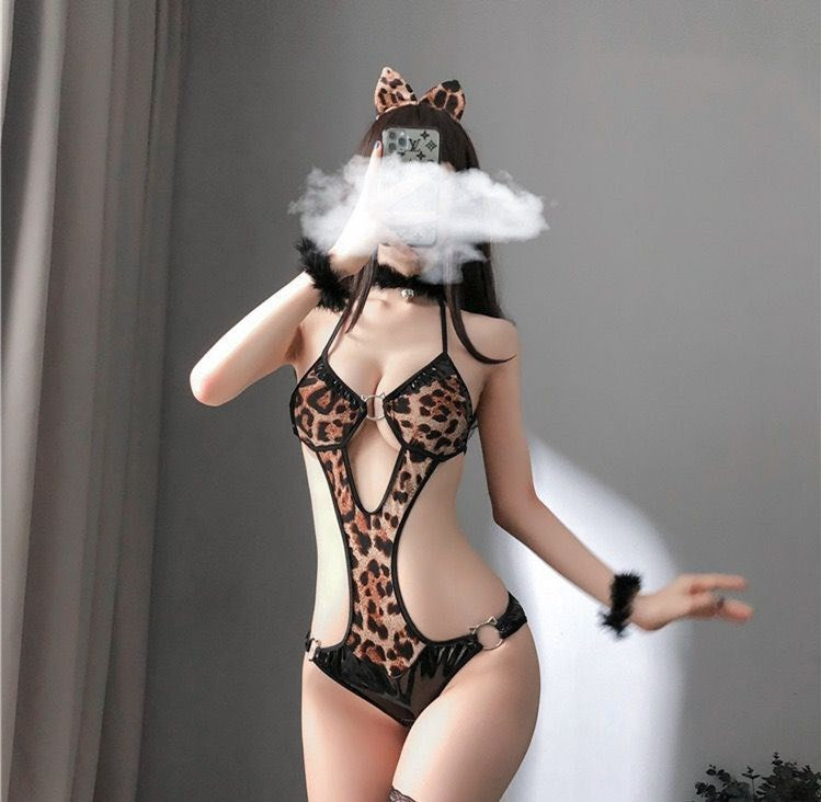 Leopard Catwoman Set