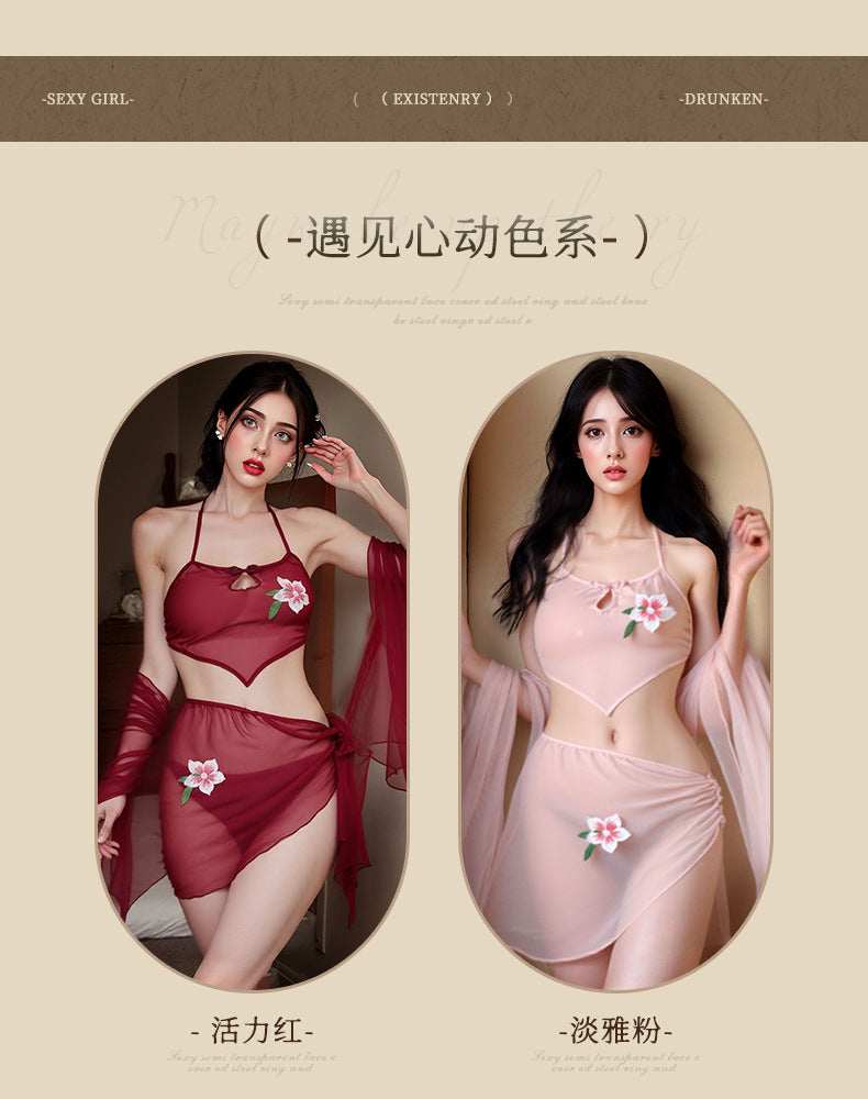 Purple Fishnet Catsuit