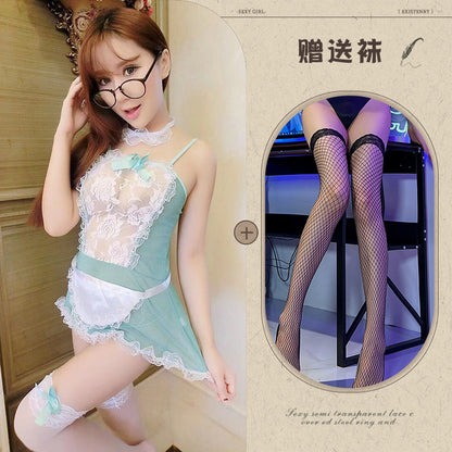 Maid Lace Apron Set