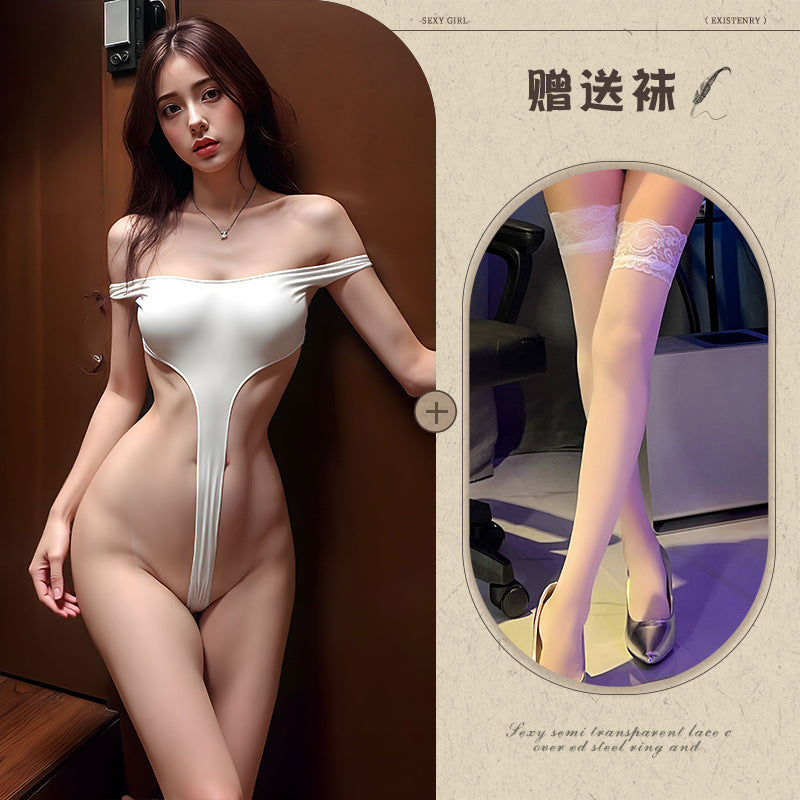 Open Crotch Teddy Set