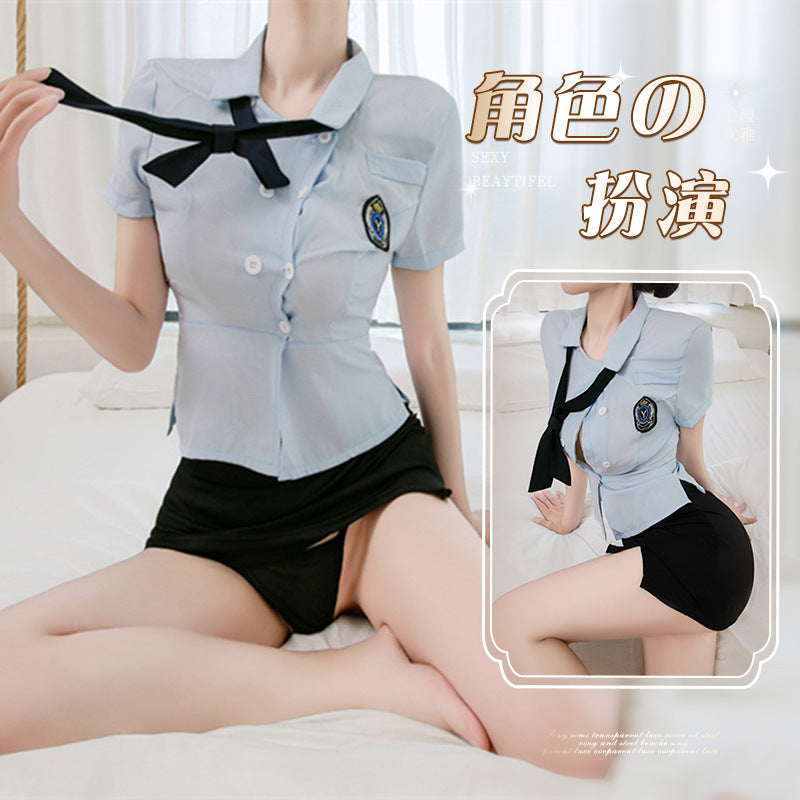Cop Role Play Lingerie Set
